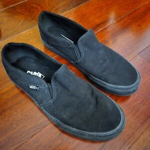 Vans Women's Black Slip-On Shoes